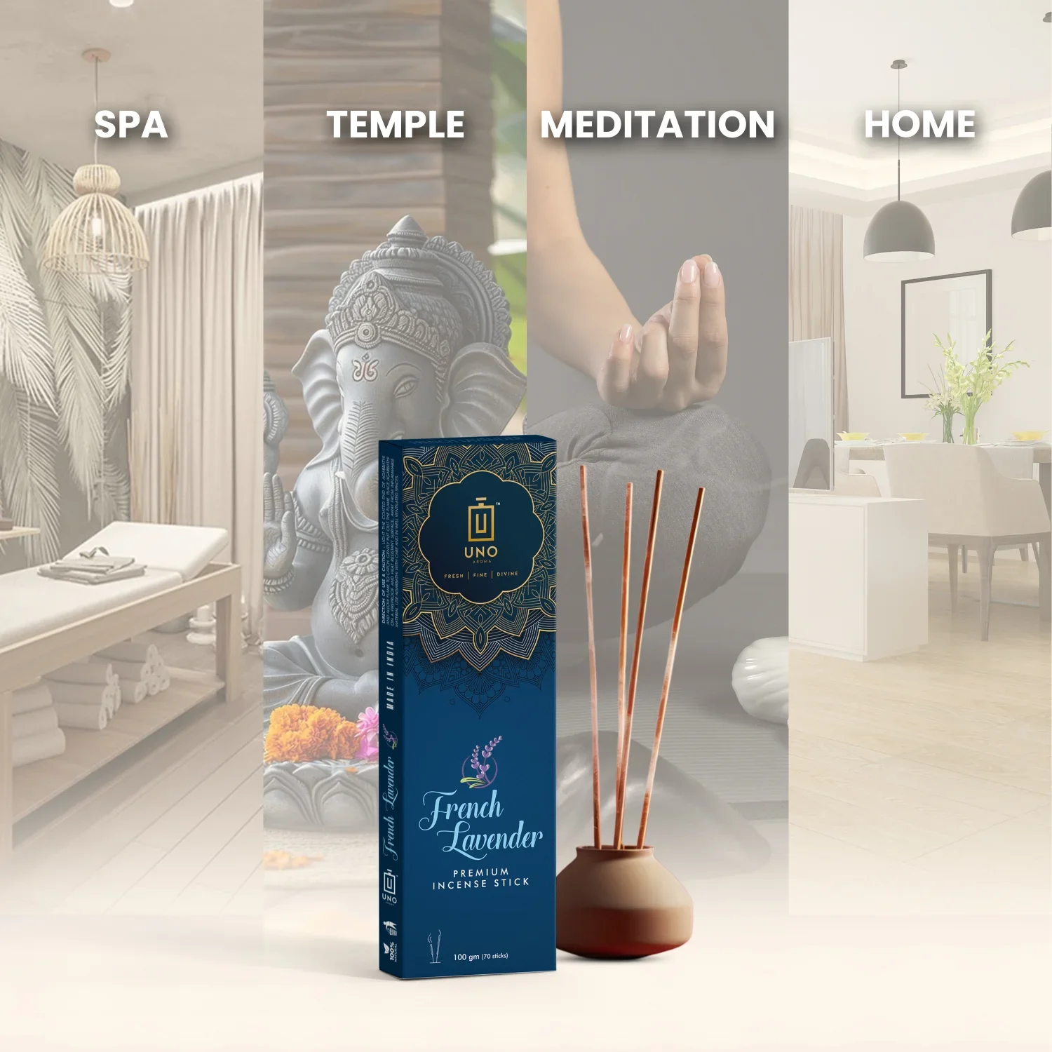 French Lavender - Incense Sticks (Agarbatti) - Image 4