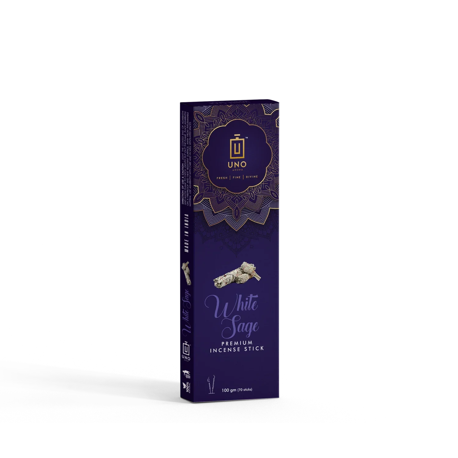 White Sage - Incense Sticks (Agarbatti) - Image 6